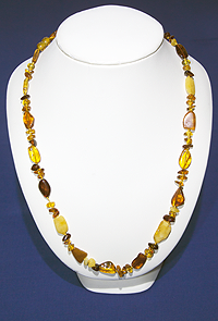 Collana Ambra - Leone