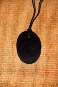 Pendente ovale Shungite