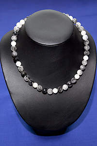 Collana Quarzo tormalinato - Scorpione