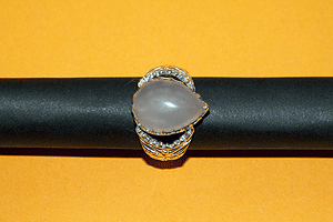 Anello Quarzo rosa - Toro