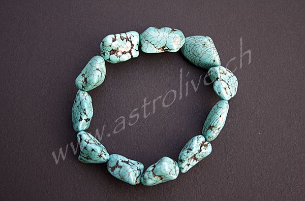 Bracciale turchese - Pesci