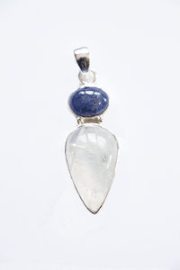 Ciondolo Pietra di Luna Tanzanite