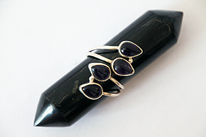 Anello ametista 2 pesci