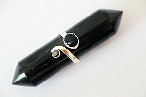 Anello onice capricorno