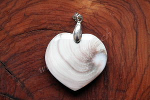 Ciondolo Occhio di Shiva a cuore